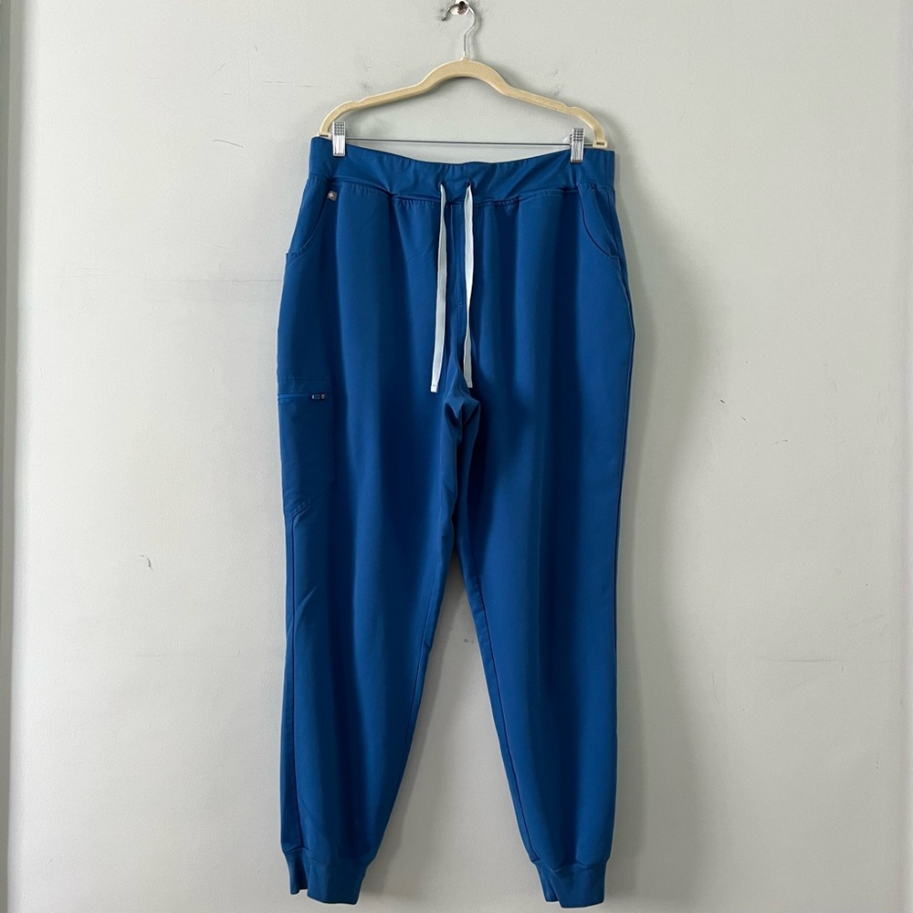 FIGS Zamora FIONx Jogger Royal Blue High Waisted Scrub Pants‎ - Picture 4 of 8